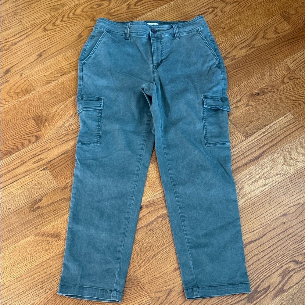 Wonderly Utility Cargo Pants Sage Green Women’s Size 8